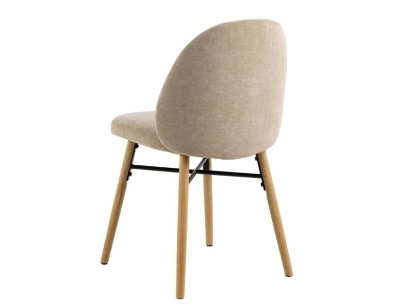 Krzesło Sophia beżowe/ dąb Danny 3 - ACTONA